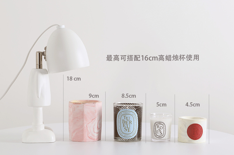 Velas perfumadas lámparas de cera derretidas lámparas de vela derretidas robots piezas de decoración de personalidad lámparas de perfume para el dormitorio luz de noche pequeña dimmable pic 1