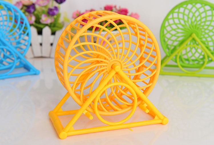 仓鼠用品 仓鼠跑轮塑料 大号滚轮仓鼠转轮支架宠物玩具厂家批发详情4