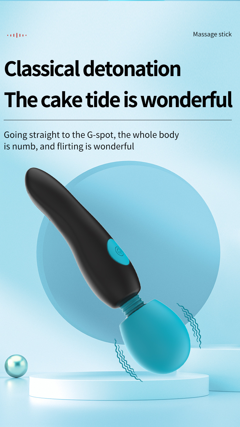 成人用品硅胶AV棒电池按摩女用情趣性玩具自慰器震动棒外贸详情7