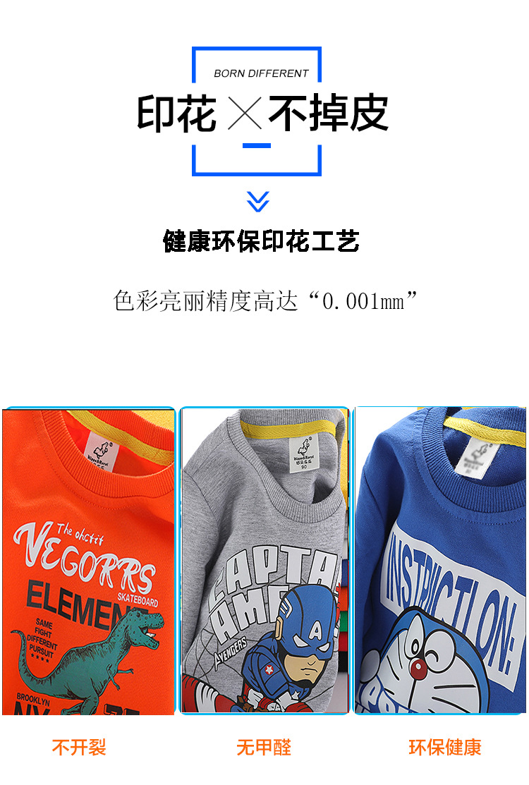 蜘蛛侠男童短袖T恤2022夏季中大童半袖童装钢铁侠小童上衣潮详情8