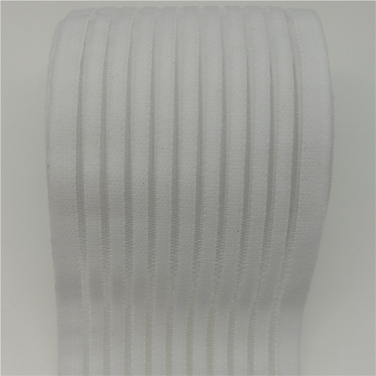 80MM black fish thread elastic band, 75MM black fish thread elastic band, breathable elastic band pic 1