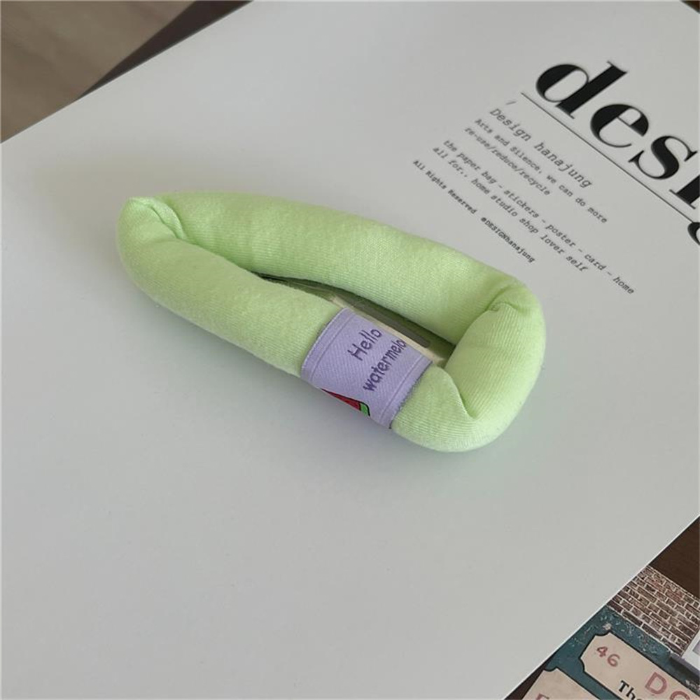 Cream-colored puffy sponge hair clips, cute large bangs clips, BB clips, makeup clips, hair clip edge clips, and teenage hair accessories pic 23