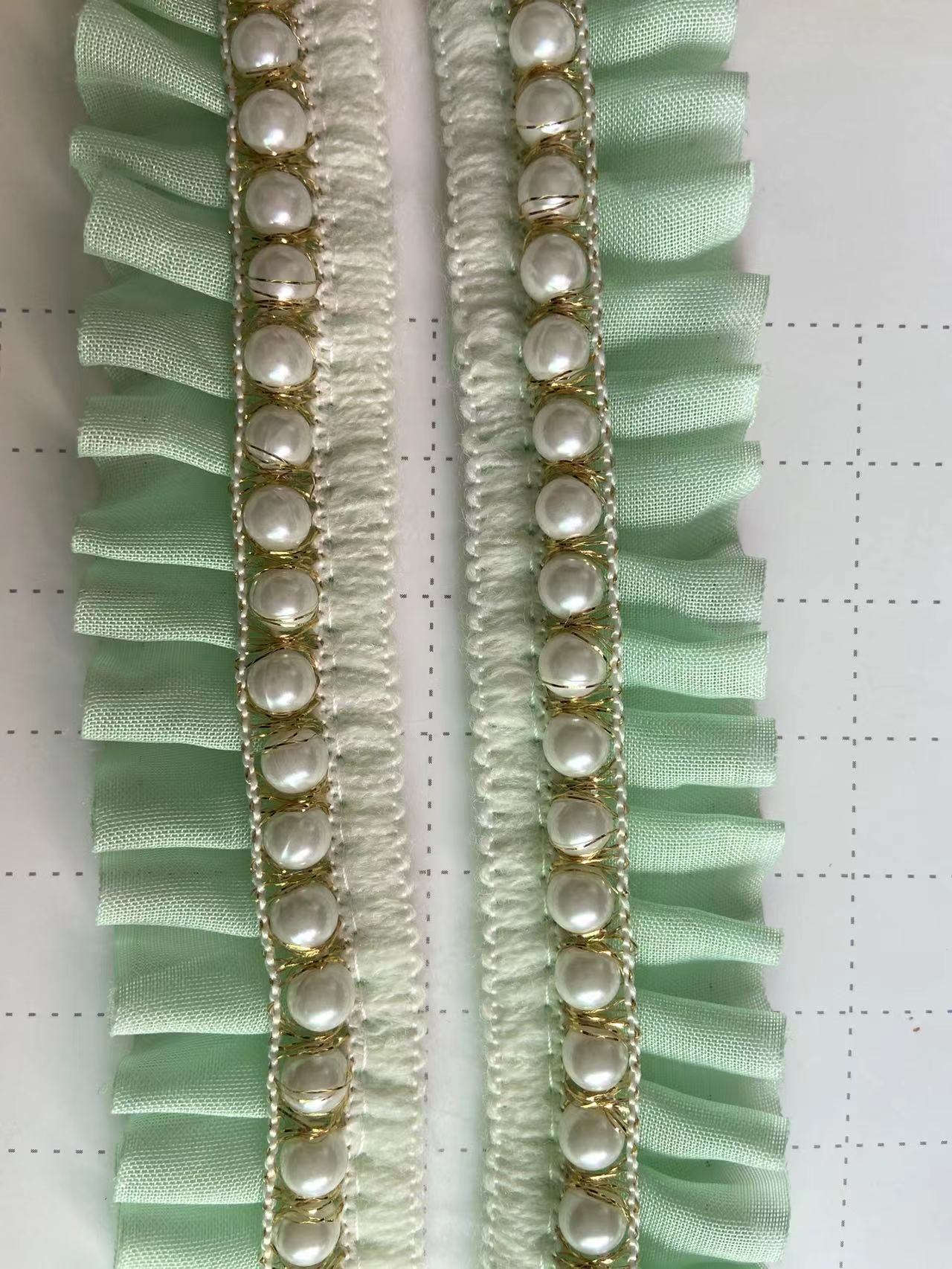 Wholesale of hot-selling lace, pearl lace, chiffon, pleated chanel-style lace accessories and decorative webbing pic 40