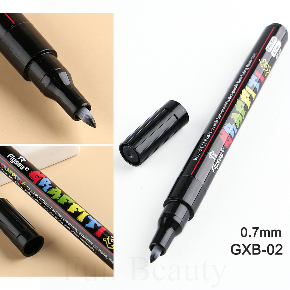 Cross-border new nail art painting pens, graffiti pens, dot drawing pens, outlining pens, DIY painting pens, nail art tools wholesale shanilak pic 8