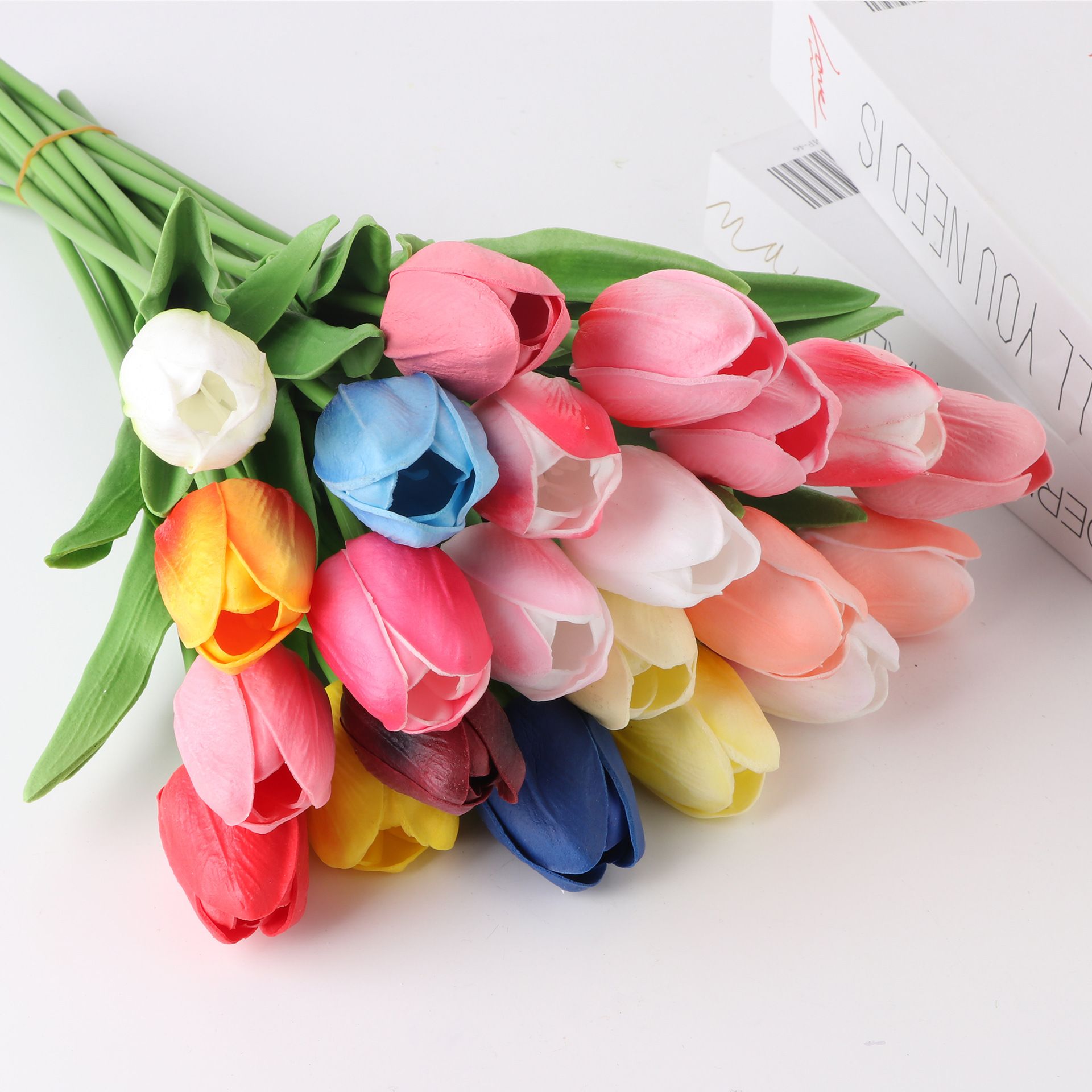 维拓仿真玫瑰花1花2苞玫瑰假花植物家居婚庆装饰绿植盆栽详情7