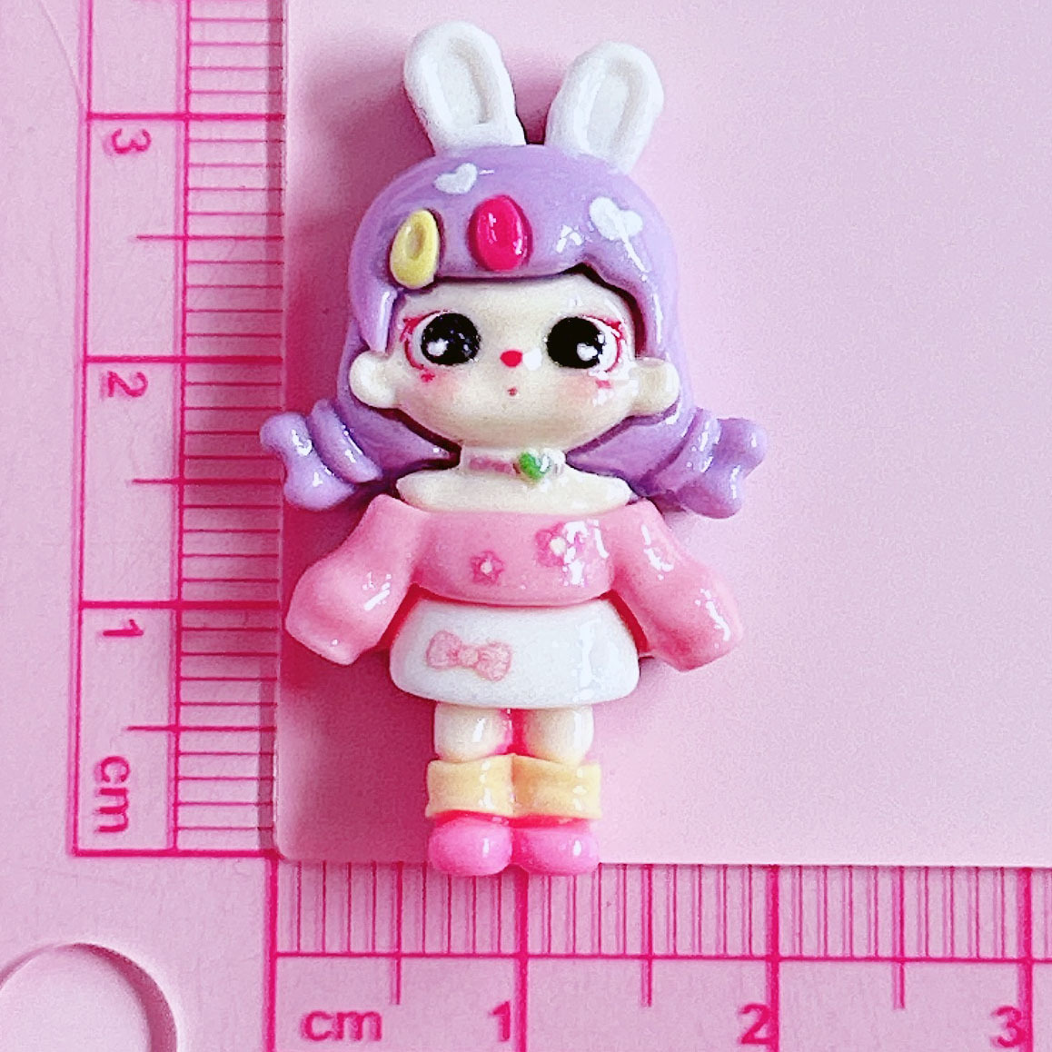 Rabbit-ear hair clips, resin accessories for cute girls, diy hair clips, hair accessory materials, brooches, accessories, stickers, pendants, decorations pic 21
