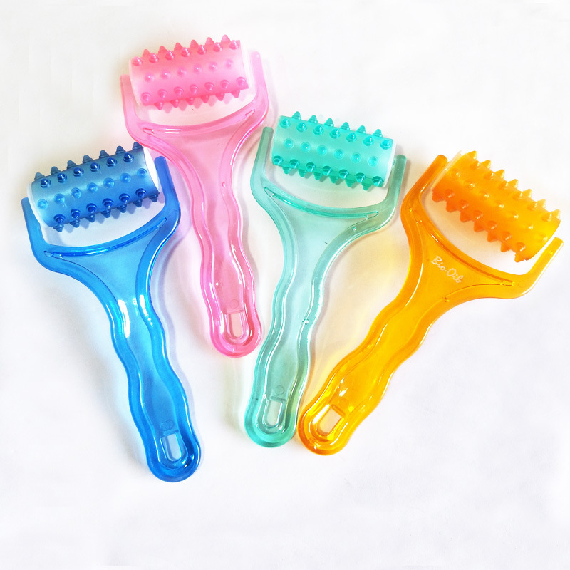 Factory wholesale facial bow-shaped plastic massagers, manual facial massagers, Y-shaped rolling massagers, exclusively for foreign trade pic 4
