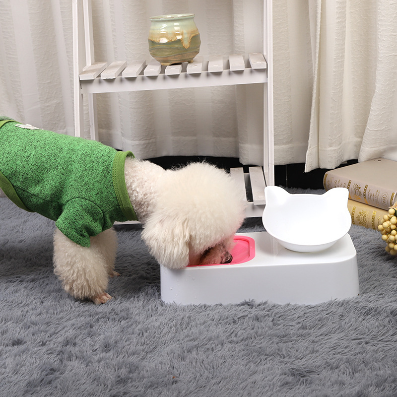 Pet food utensils for cats and dogs, non-wet mouth, splash-proof, vehicle-mounted pet forehead guard, floating bowl, dual-purpose feeding and drinking bowl for cats and dogs pic 11