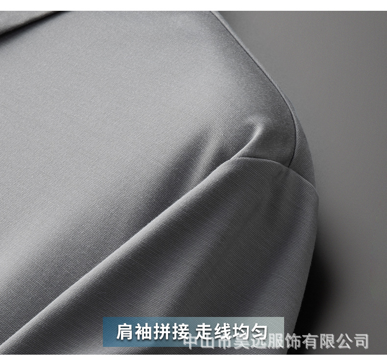 夏季新款翻领短袖T恤铜氨纤维宽松大码休闲卫衣polo衫裸感薄款潮详情24