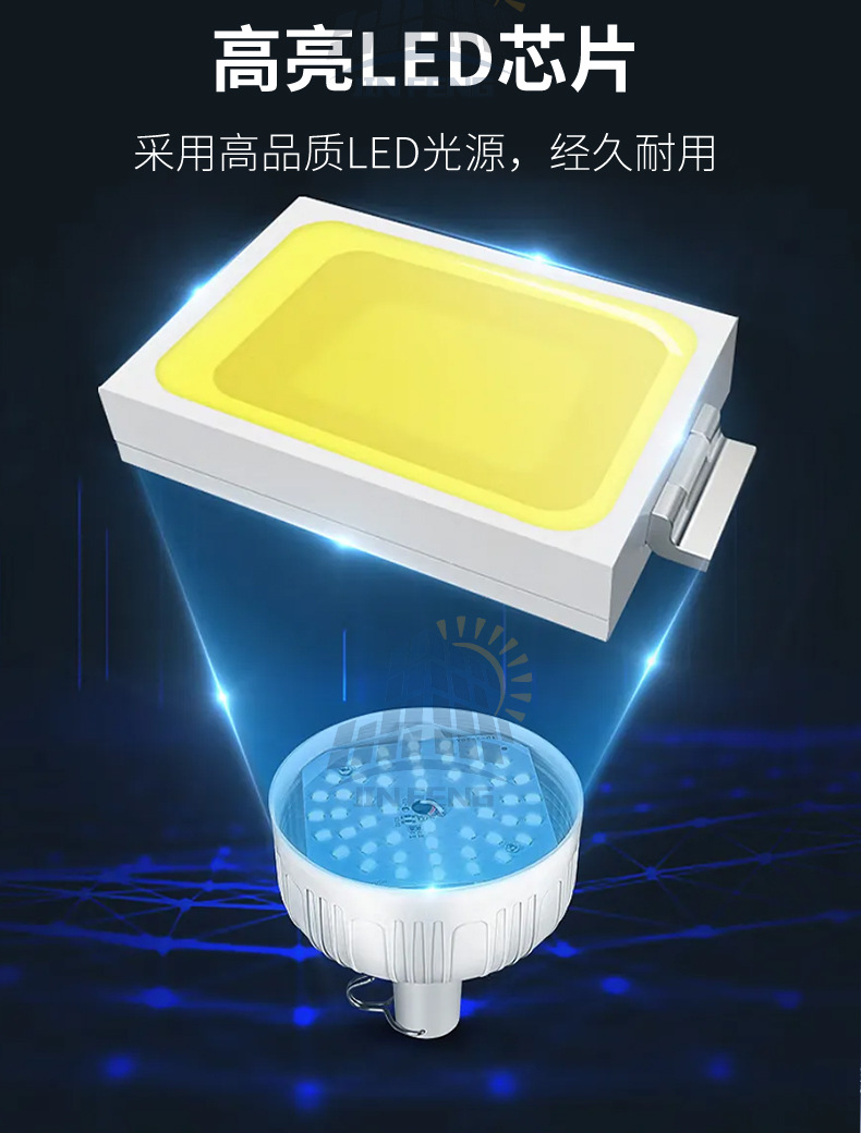 Factory direct supply of solar charging bulbs, outdoor night market stall emergency lighting fixtures, household solar bulbs pic 19
