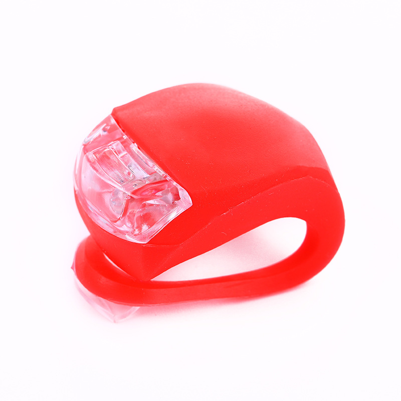 Bicycle front and rear taillight set, fifth-generation silicone frog light, night cycling led warning light pic 2