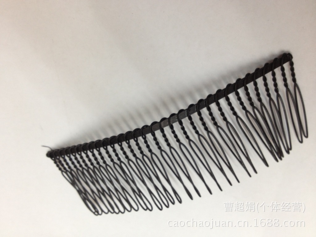 Korean diy handcrafted iron hair comb headwear, new comb base comb, 30-tooth insert comb wholesale factory supply pic 5