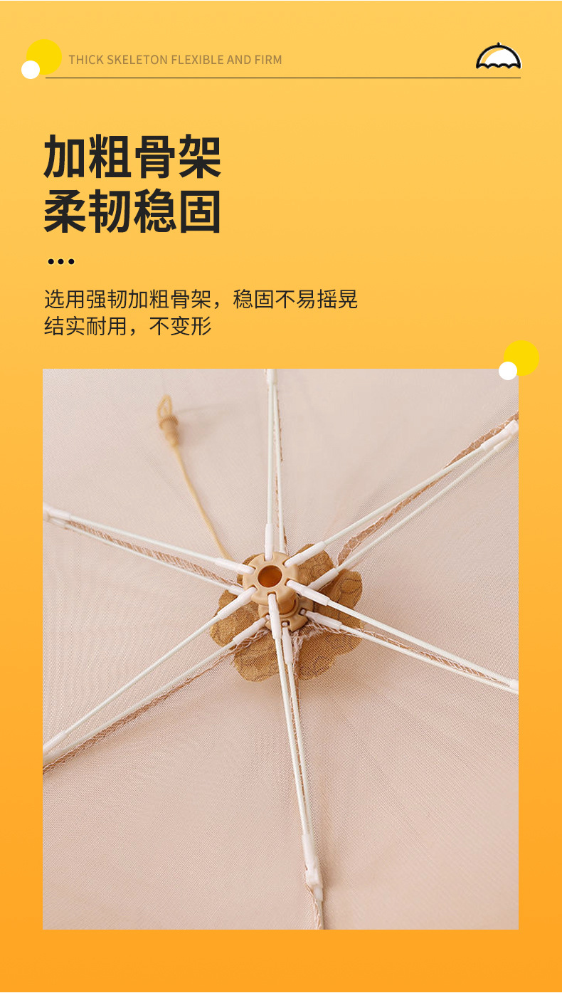 菜罩饭菜罩子防苍蝇盖菜罩夏季新款可折叠餐桌剩菜家用神器食物罩详情6