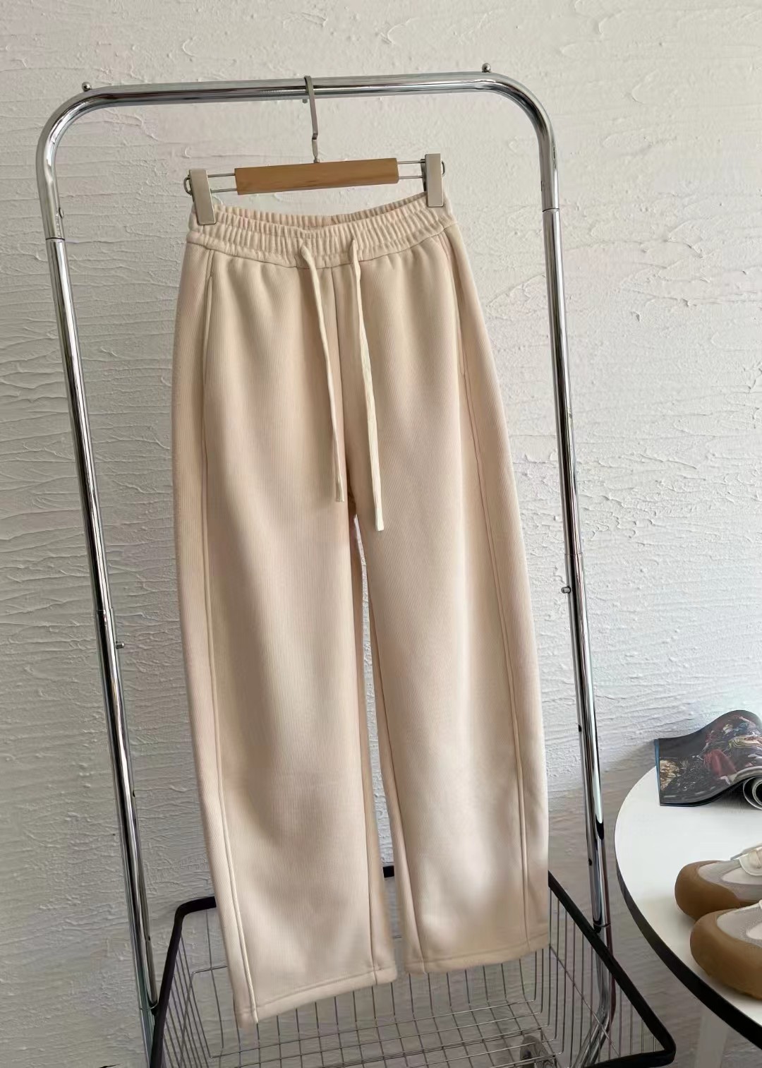 女装韩系高品质加厚高腰镰刀裤 显瘦百搭山本阔腿香蕉裤 代发详情16