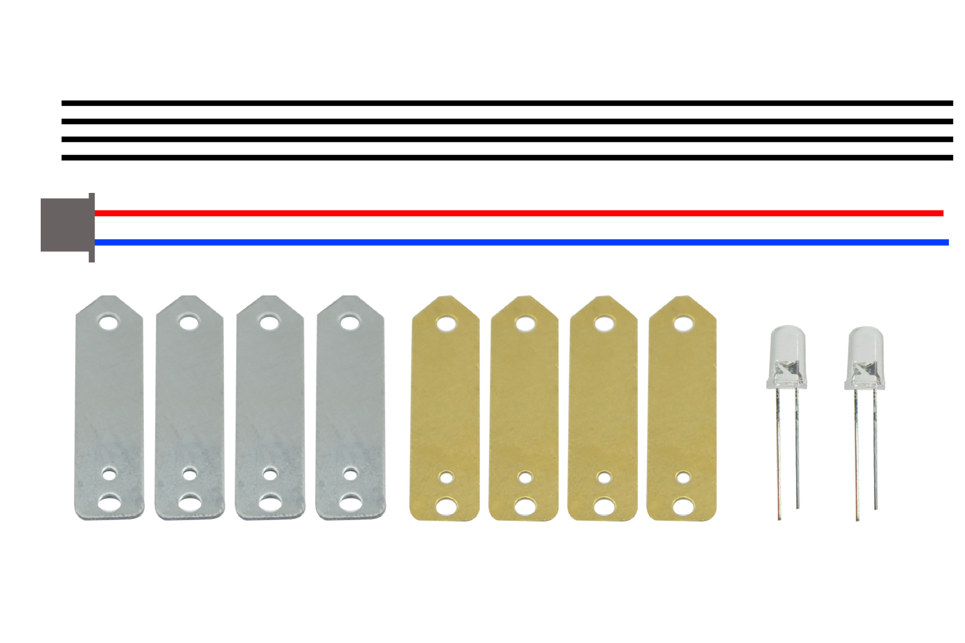 跨镜外贸电路实验趣味物理发电教具水果发电科学STEM水果电池航达详情1