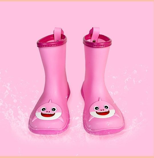 儿童雨鞋男童防滑时尚婴幼儿水鞋女童宝宝防水卡通中筒小孩雨靴详情15