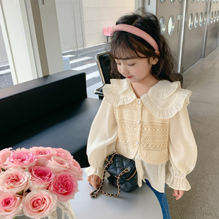 女童春装牛仔裤春秋款儿童春季喇叭裤2024新款女宝宝春款休闲裤子详情6