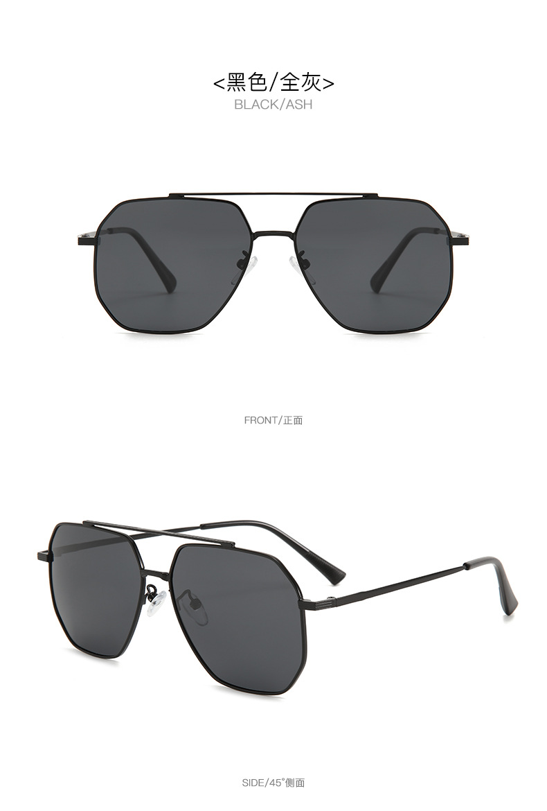 Classic retro metal polarized sunglasses of the same style as those for Xiaohongshu and Douyin live streaming, driving, fishing and UV protection sunglasses pic 26