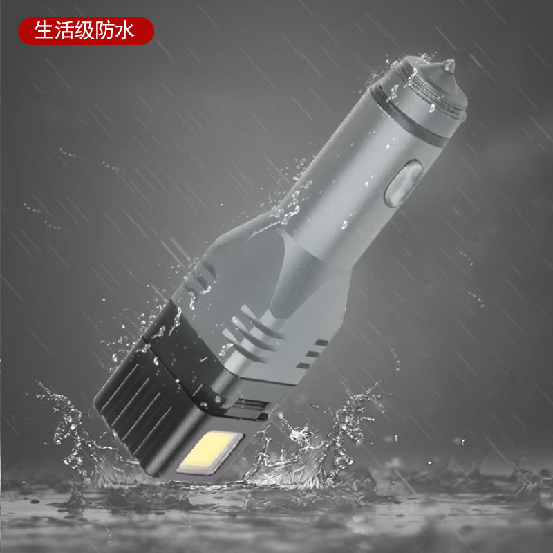 New high-intensity flashlight COB work light, aluminum alloy car charging with charging port, magnetic maintenance light pic 1