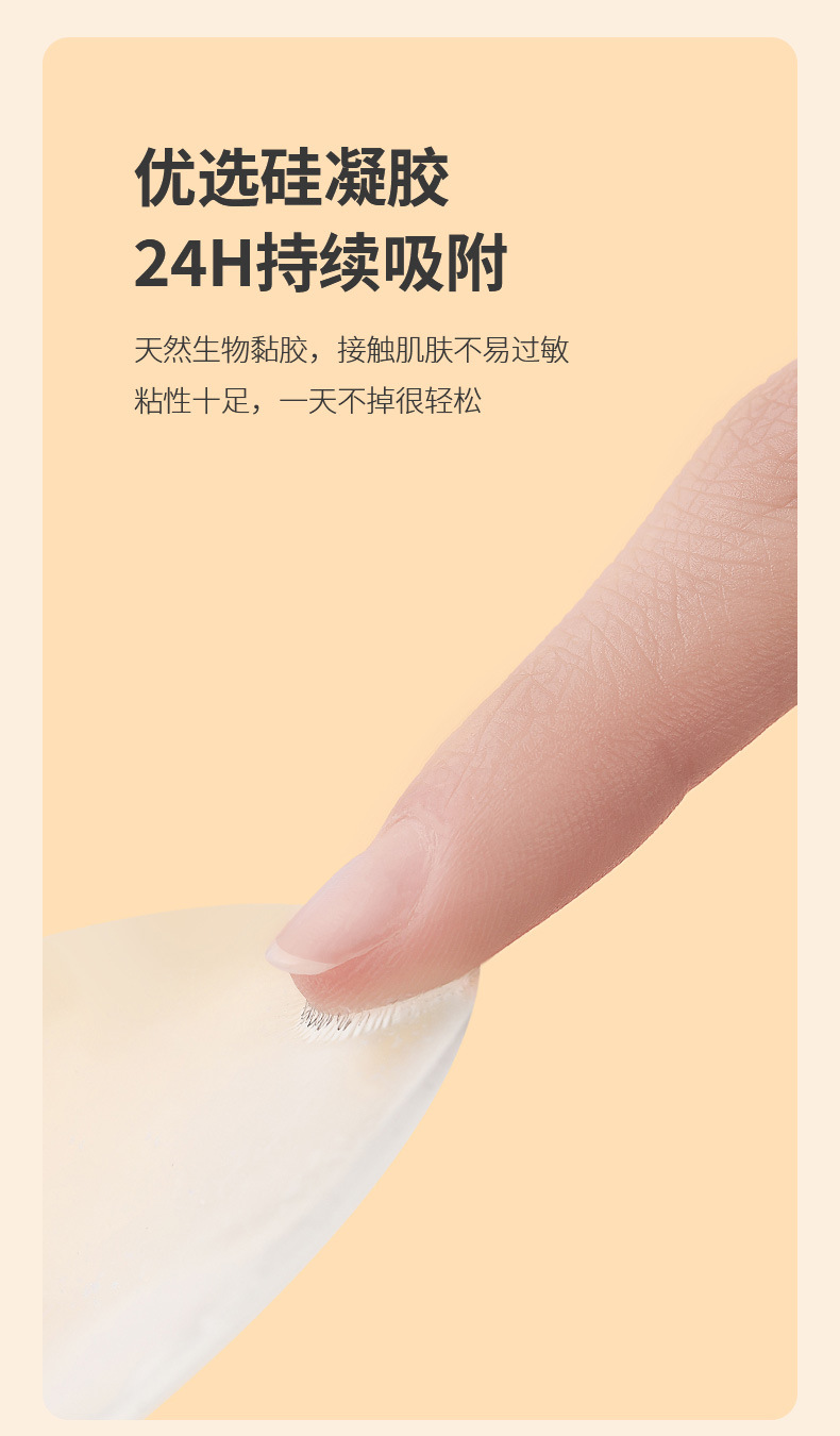 FaSoLa垫肩神器直角肩女士美肩隐形西装衣服硅胶海绵防溜肩塌肩详情8