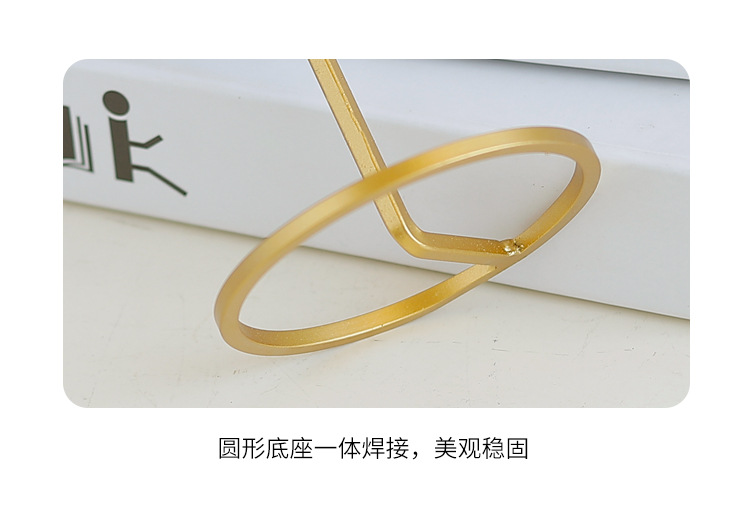 北欧铁艺烛台摆件金色蜡烛台欧式餐桌装饰品结婚礼物烛光晚餐道具详情31