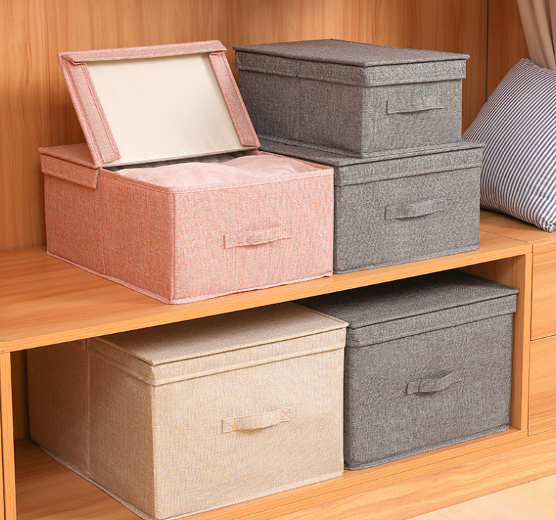 Clothing storage box, folding storage box pic 5