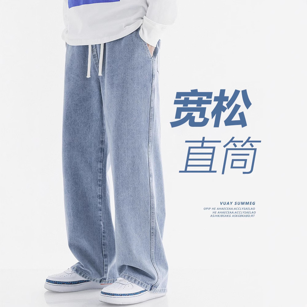 一件代发短袖t恤男士夏季衣服2025新款半袖大码潮牌男装休闲体恤详情6