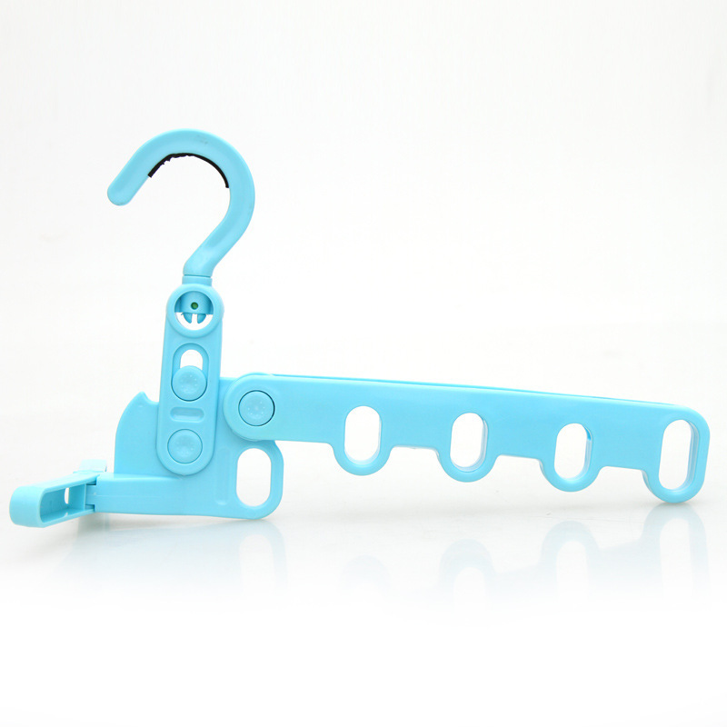 Folding clothes drying rack hooks, indoor multi-functional wall-mounted clothes drying rack, wall-mounted five-hole drying rack, a perfect clothes drying tool pic 17