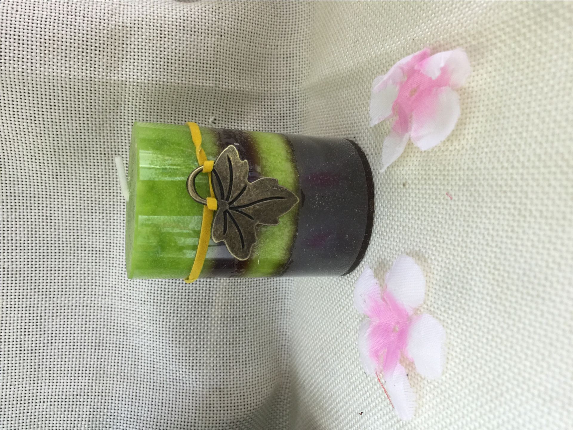 Classic column wax scented candles, deodorizing smoking candles, European-style lighting, Western restaurant cylindrical candles pic 7