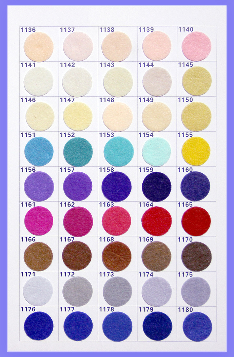 厂家直销 1.0mm欧标环保无纺布 手工艺品diy彩色不织布 戟绒毛毡详情20