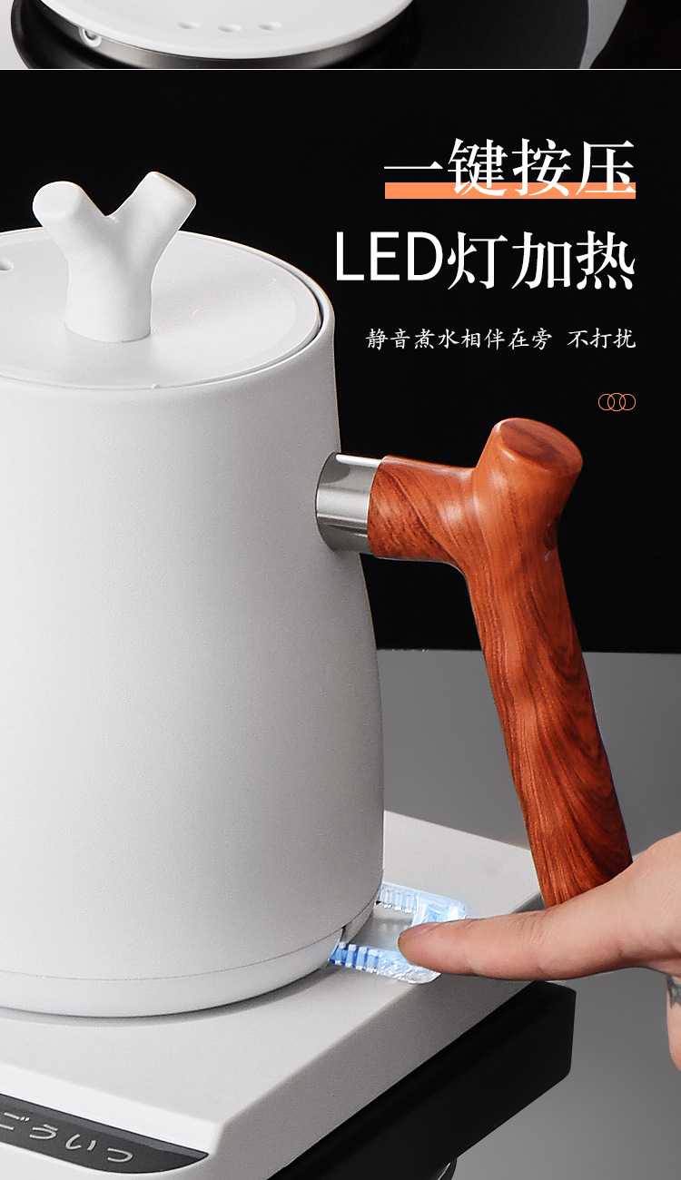 电热水壶 天鹅颈电热水壶酒店批发不锈钢冲茶壶长嘴咖啡壶 烧水壶详情10