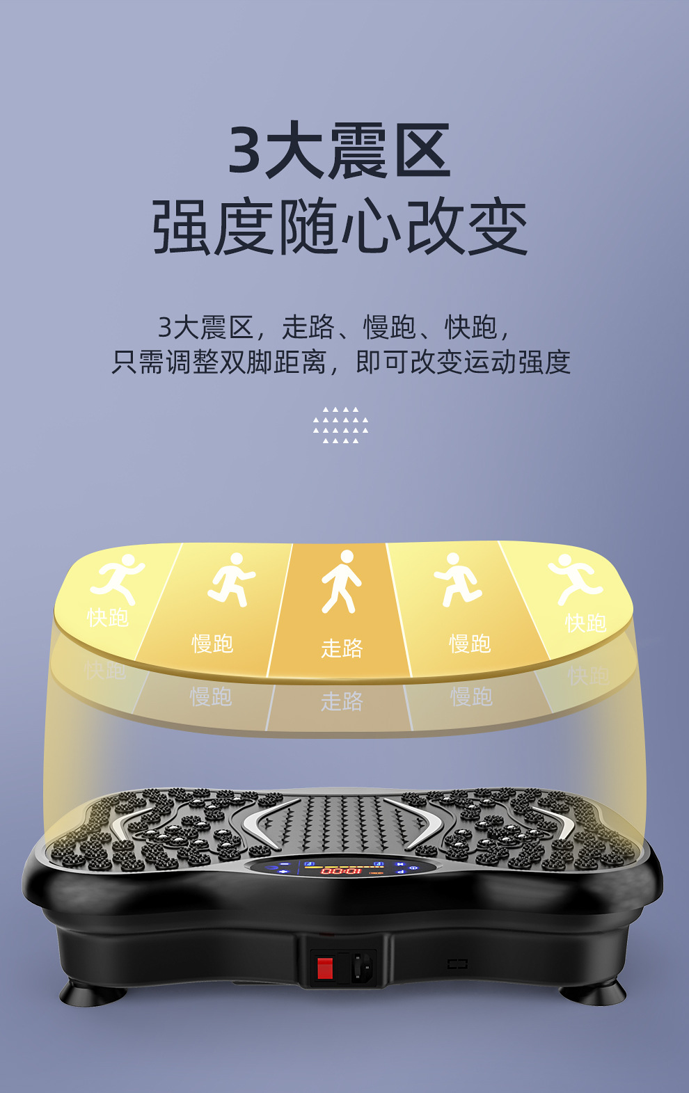 Free shipping enthusiast, you lazy person fat-shaking machine, vibration fat-shaking machine, body shaping and beauty exercise machine, shaking machine, full-body fitness equipment pic 9