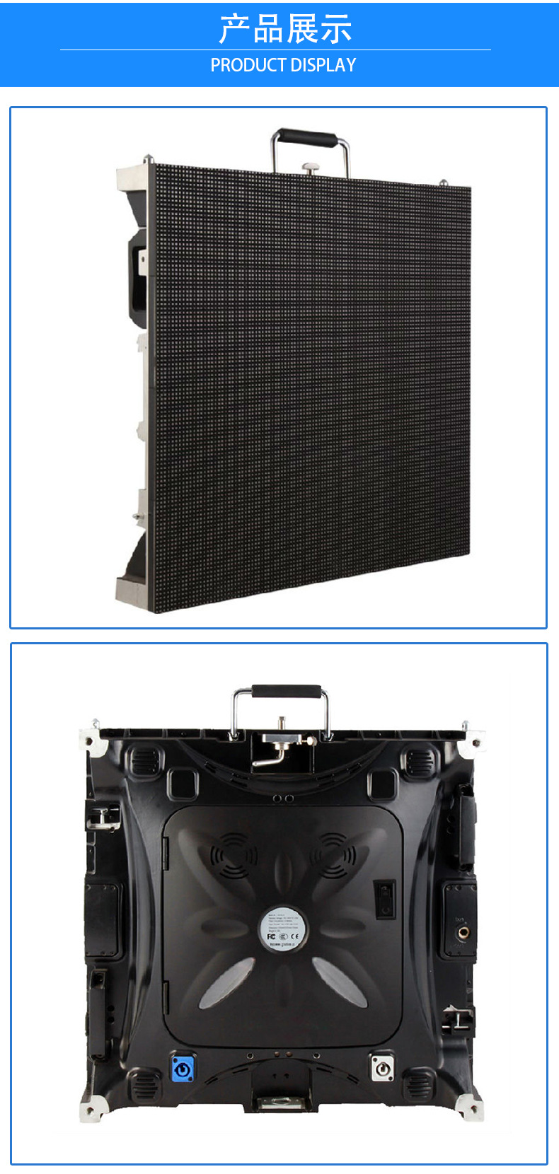 P5 full-color surface-mounted outdoor 8-scan unit board led display screen 64*32 points video advertising screen module 320*160 pic 4