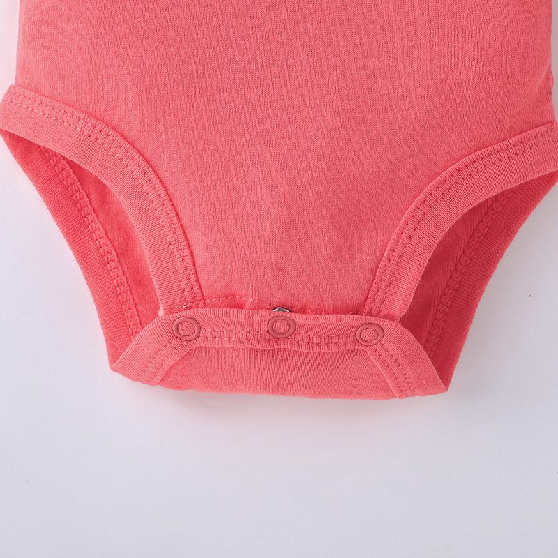 Summer short-sleeved triangular khaki for newborns, cute five-piece set for boys and girls, one-piece suit and crawling suit pic 6