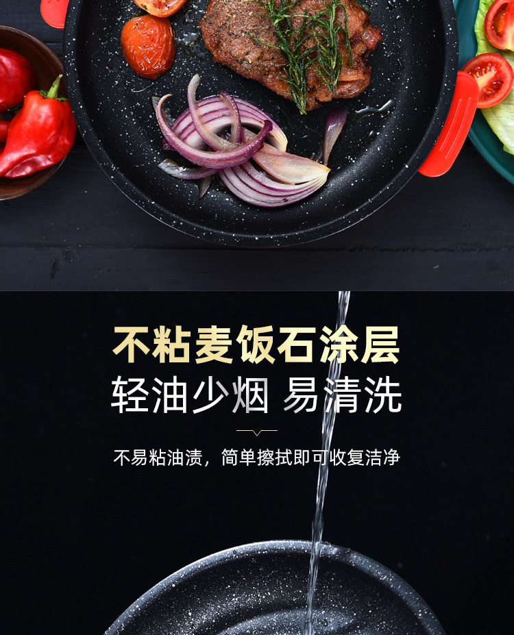 厂家直供 外卖电烤盘多功能小烤盘便捷烤肉炉食材超市 跨境礼品 pic 5