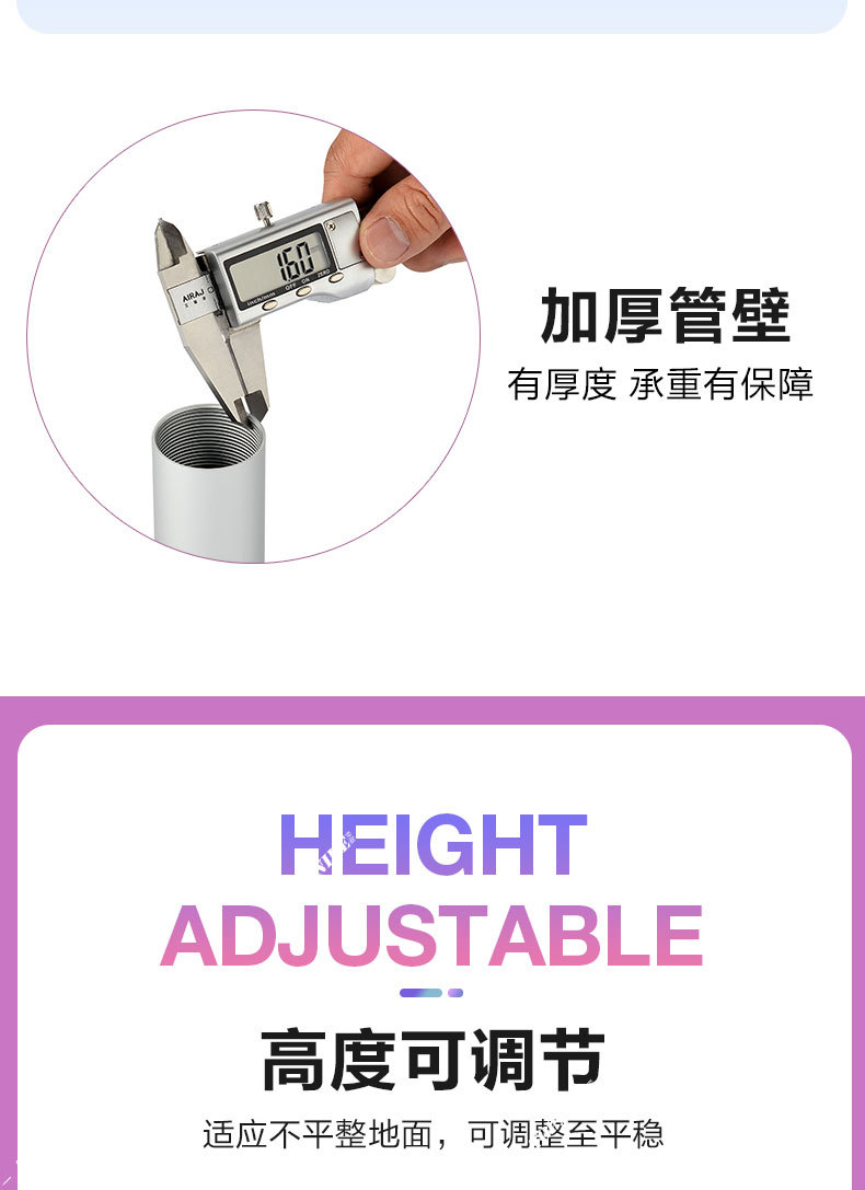 Top Nai aluminum alloy cabinet legs, bathroom cabinet legs, round and adjustable furniture feet, cylindrical support, produced in Foshan pic 24