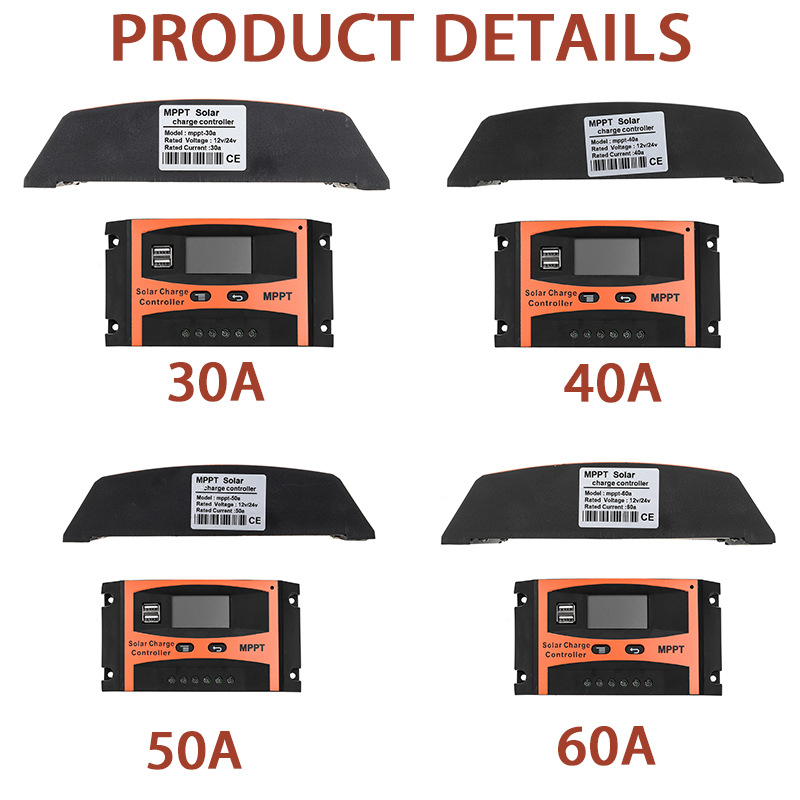 30A, 40A, 50A, 60A solar controller 12V/24V recognition MPPT solar controller ebay pic 6