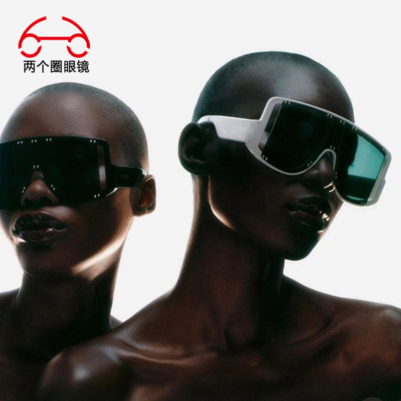 两个圈 个性时尚太阳眼镜欧美穿搭街拍节日派对墨镜T1068详情8