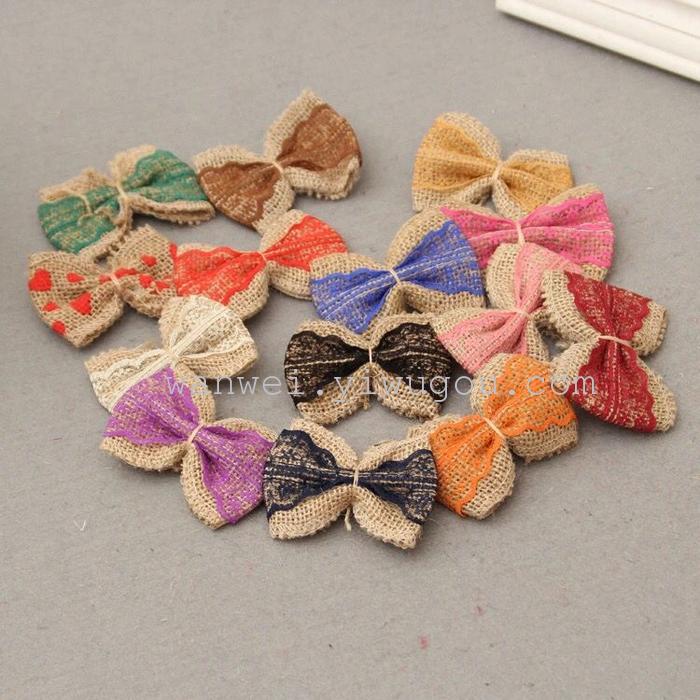 Packaging materials: Lace edges, linen strips, bows, wedding accessories pic 3