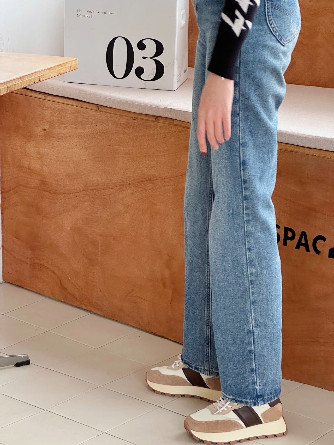 欧洲站2024春季新款时尚休闲百搭真皮复古厚底拼色系带运动鞋详情37