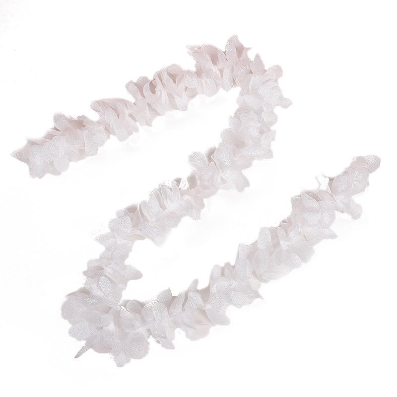 Exquisitely embroidered lace, crinkled barcodes, white wood cotton yarn, handcrafted lace, fun pajama clothing accessories pic 7