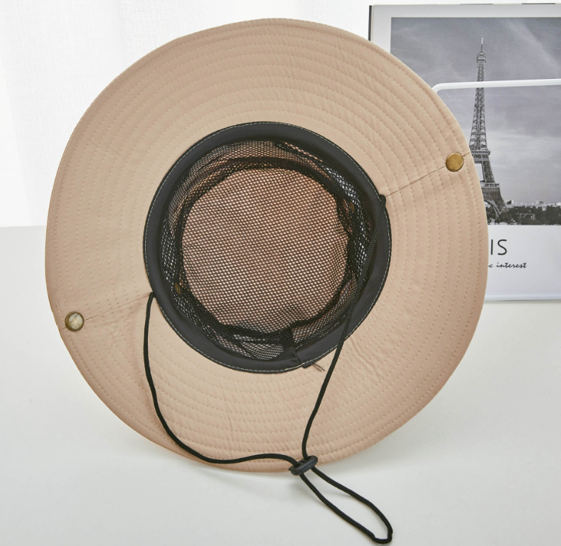 Custom-made sun hats with logos, fisherman hats for fishing, sun protection, breathability, outdoor large brims, cross-border mountaineering hats with logos pic 18