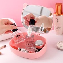 镜子折叠女学生卡通便携随身小镜子宿舍简约精致镜子双面迷你镜子详情5