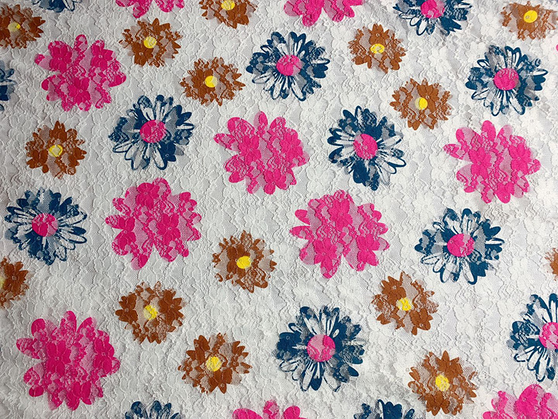 Factory direct sales of home textile accessories, small plum blossom printed fabric, clothing and skirt accessories, multiple specifications customized pic 9