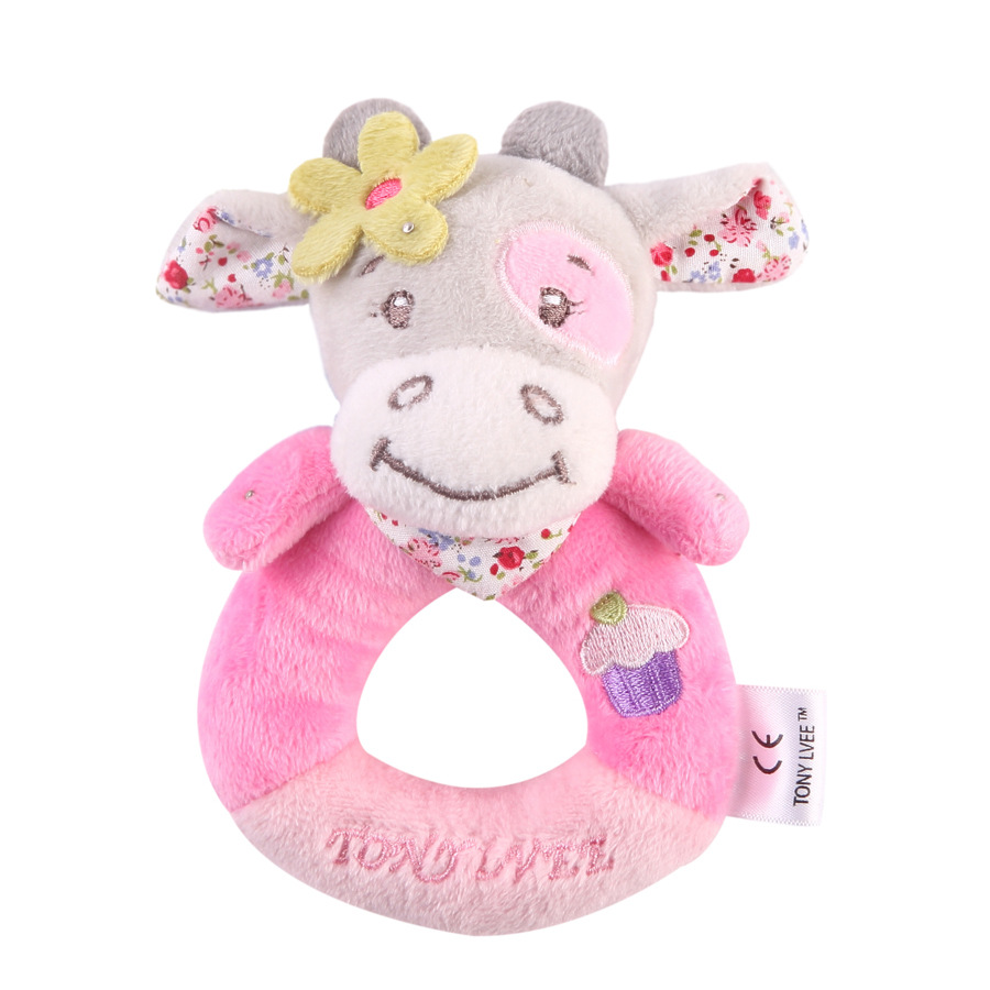 Тони Lvee baby BB, милый животный колокольчик, плюшевые инжинирующие игрушки, успокаивающие палочки для рук pic 9