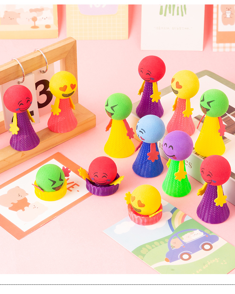 Cross-border luminous toys, bouncing elves, spring figures, bouncing little people, jumping people, kindergarten gifts, wholesale of gifts pic 7