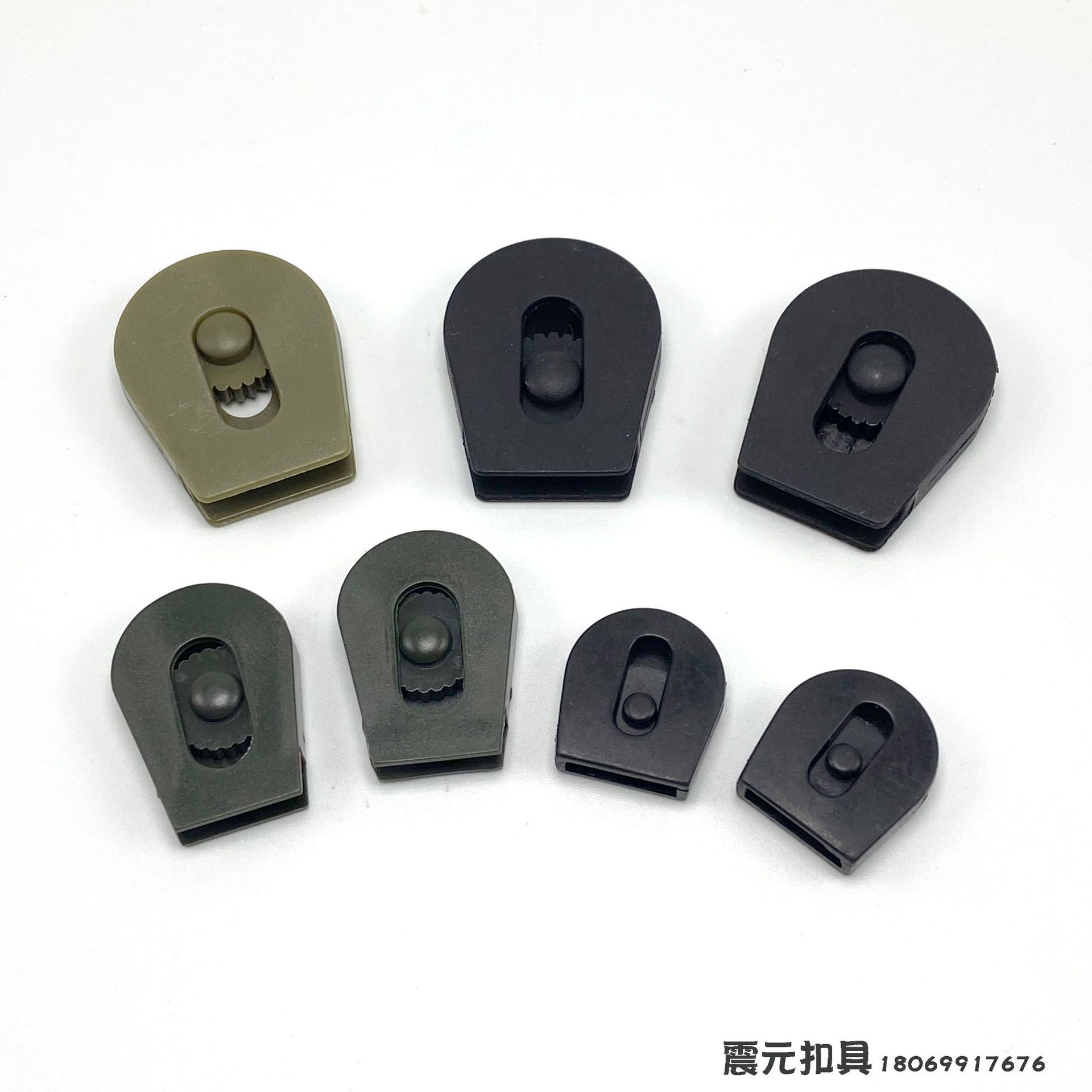 Plastic toothed buckles, fixed elastic rope buckles, hat rope sliding buckles, gear adjustment buckles, anti-slip buckles in various sizes pic 5