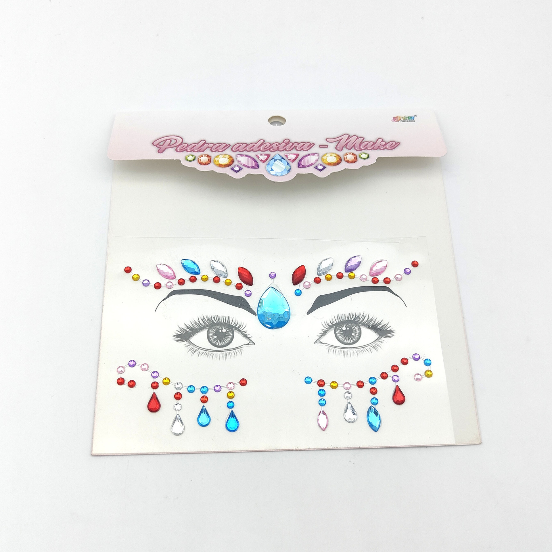 New face stickers, eye stickers, diamond makeup balls, Halloween decorative stickers, diamond eyebrow stickers, personalized stage makeup stickers pic 12