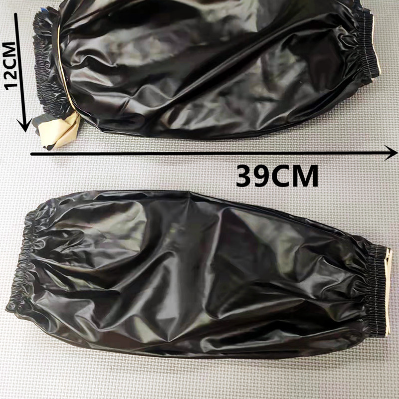 Leather fabric oil-proof and stain-resistant adult sleeves, PU sleeve protectors, household daily necessities wholesale two-yuan store supply pic 3