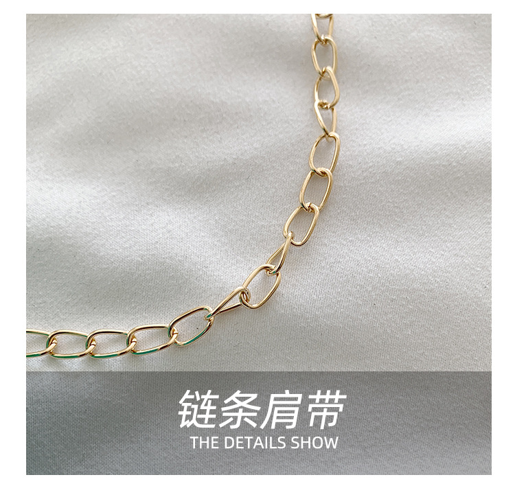 A new silicone bag for women in spring 2022, a trendy and avant-garde rat-killing pearl chain small square bag pic 5